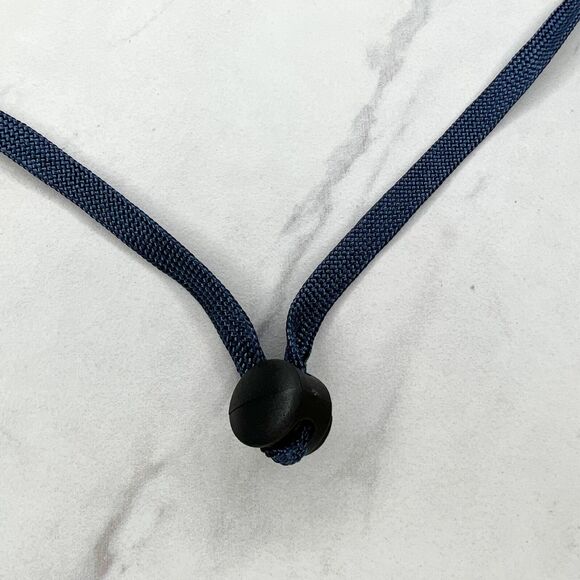 Blue Adjustable Double Clip ID Badge Holder School Work Lanyard Necklace - Picture 8 of 9